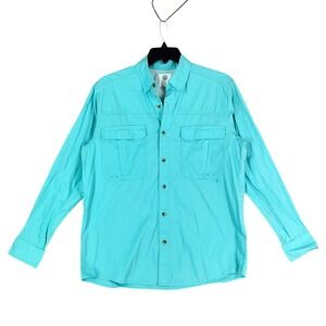 Nepallo Mens M Outdoor Performance Shirt Sage Green Streetwear Utility Core